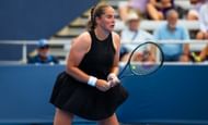 Ostapenko at the Cincinnati Open 2025 - Source: Getty